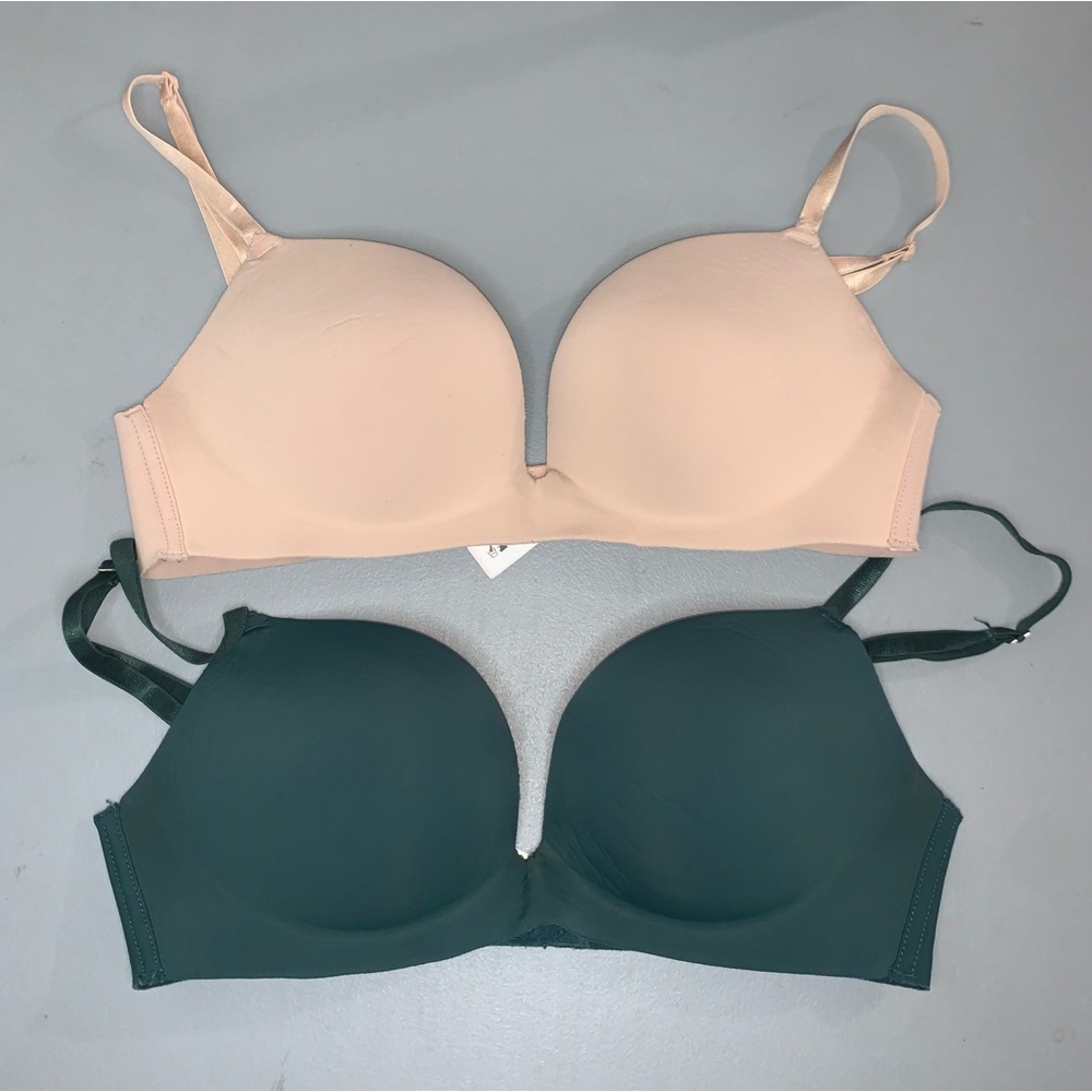 2 Sophie B. Comfort Invisible Edge Bra Wire free size 36c
